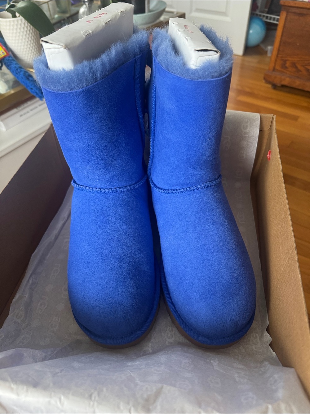 UGG Women Bailey Bow II Boots in Bright Blue